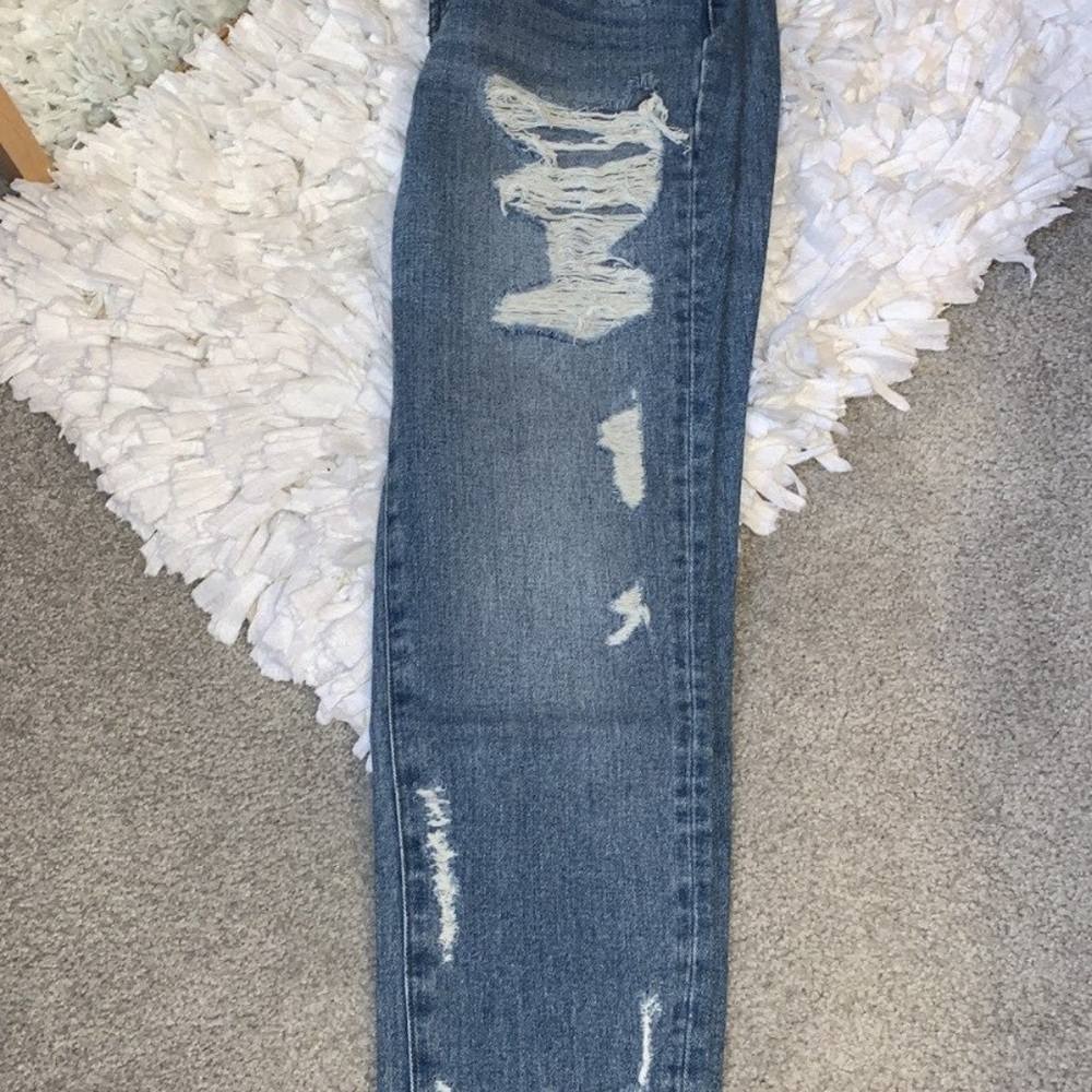 Flying Monkey Distressed Blue Women's Jeans